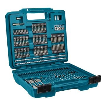 Makita E-11689 Drilling & Screwing Bit Set In Carry Case x256 Pcs