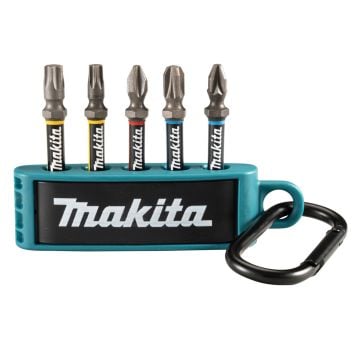 Makita E-13568 Impact Premier Screw Bit Pocket Set x5 Pcs
