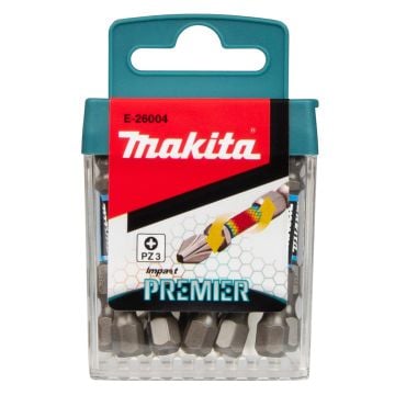 Makita E-26004 Impact Premier Torsion Bit PZ3 50mm x10 Pcs