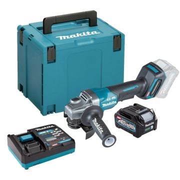 Makita GA012GD101 40v Max XGT Paddle Switch 115mm Angle Grinder Inc 1x 2.5Ah Battery