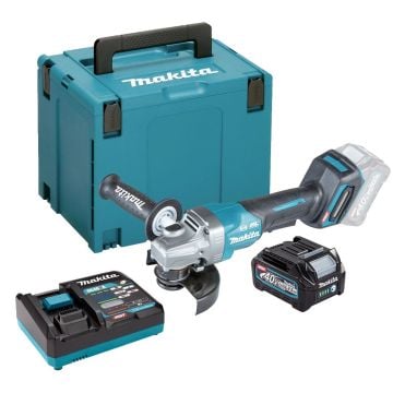 Makita GA013GD101 40v Max XGT Paddle Switch 125mm Angle Grinder Inc 1x 2.5Ah Battery
