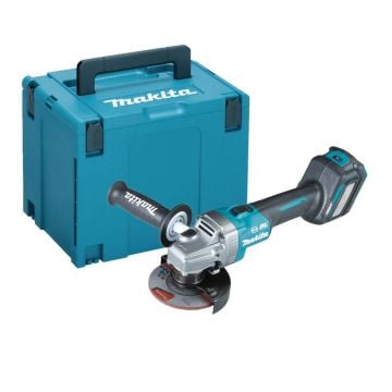 Makita GA022GZ01 40v Max XGT Slide Switch 115mm Angle Grinder Body Only In Makpac Carry Case