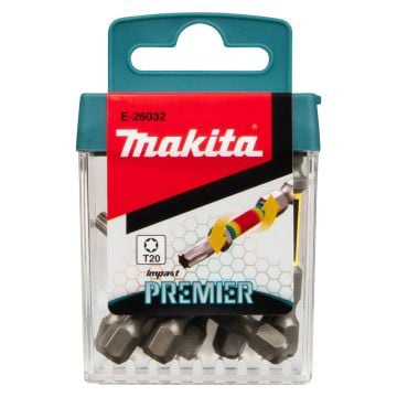 Makita E-26032 Impact Premier Torsion Bit T20 x 50mm x10 Pcs