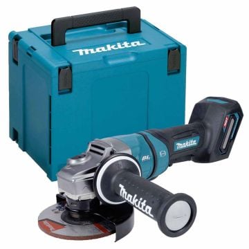 Makita GA050GZ01 40V Max XGT 125mm Brushless Angle Grinder Body Only In Makpac Carry Case