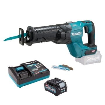 Makita JR001GD102 40v Max XGT Cordless Brushless Reciprocating Saw Inc 1x 2.5Ah Battery