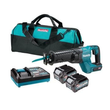 Makita JR001GD203 40v Max XGT Cordless Brushless Reciprocating Saw Inc 2x 2.5Ah Batts