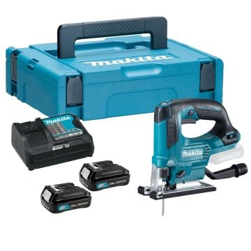 Makita JV103DSAJ 10.8v CXT Slide Brushless Jigsaw Inc 2x 2.0Ah Batts