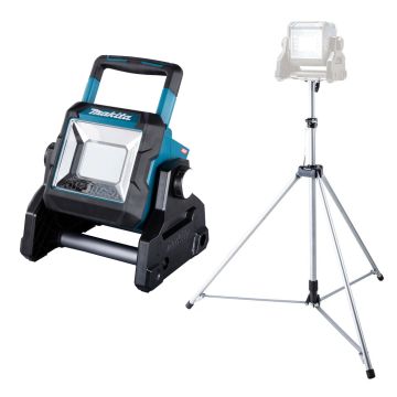 Makita ML003G 40v Max XGT Cordless LED Work Light Body Only + GM00002378 Tripod