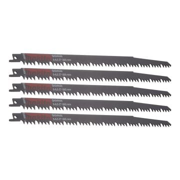 Makita P-05072 003029 Reciprocating Blade Pack 300mm x 4-5TPI x5 Pcs