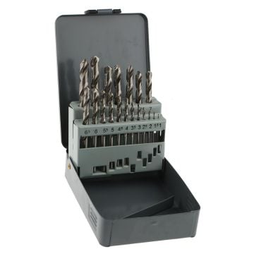 Makita P-19906 HSS Ground Point Drill Bit Set x19 Pcs