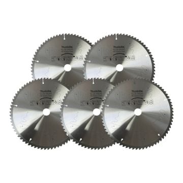 Makita B-04606 305mm x 30mm 70T Mitre Saw Blades For Wood x5 Pcs