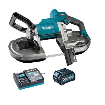 Makita PB002GD101 40v Max XGT 127mm Cordless Band Saw Inc 1x 2.5Ah Battery