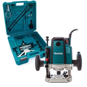 Makita RP2301FCXK 1/2" Plunge Router & Fine Adjustment Guide in Heavy Duty Carry Case
