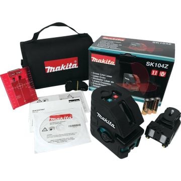 Makita SK104Z 2-Way Self Leveling Cross Line Laser Level Kit