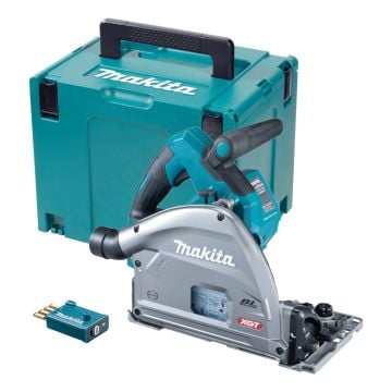 Makita SP001GZ03 40v Max XGT AWS Cordless Brushless Plunge Saw 165mm Body Only In Carry Case