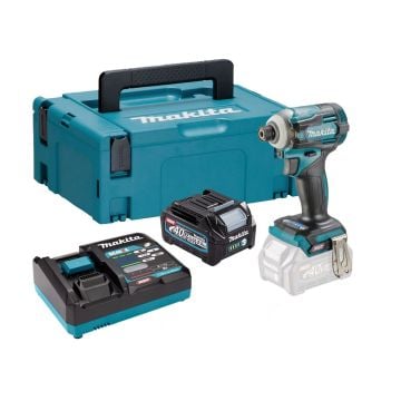 Makita TD001GD103 40v Max XGT 4-Speed Brushless Impact Driver Inc 1x 2.5Ah Battery