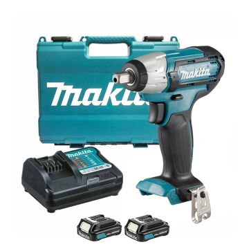 Makita TW141DWAE 12v Max CXT 1/2" Impact Wrench Inc 2x 2.0Ah Batts