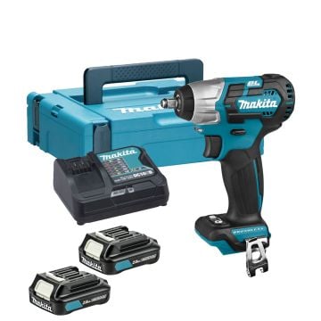 Makita TW160DSAJ 12v Max CXT Cordless Brushless 3/8" Impact Wrench Inc 2x 2.0Ah Batts