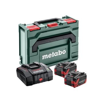 Metabo 685305380 High Endurance Tabless Li-HDX 18v Battery Set Inc. 2x 8.0Ah Batteries