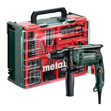 Metabo 600742870 SBE 650 Percussion Drill Set 240v