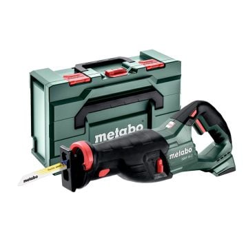 Metabo SSEP 18 LT Cordless Reciprocating Saw Body Only In metaBOX 165 L Carry Case