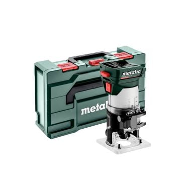 Metabo FMV 18 LTX BL 8 18v Cordless Brushless Trim Router Body Only In MetaBOX 145 L Carry Case