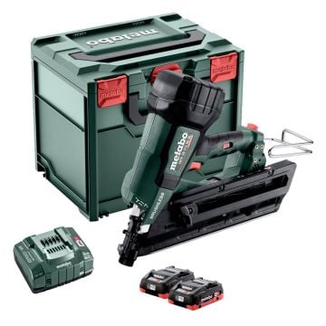 Metabo NFR 18 LTX 90 BL 18v Brushless First Fix Nailer Inc 2x 4.0Ah Batts
