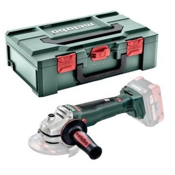 Metabo WB 18 LTX BL 125 Quick Angle Grinder 125mm Body Only in MetaBOX