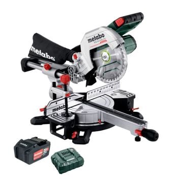Metabo KGS 18 LTX BL 216 18v Brushless Mitre Saw 216mm Inc 1x 4.0Ah Battery 614216680