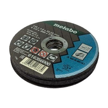 Metabo Cutting Discs SP 115 x 1.0 x 22.23mm Inox TF 41 x10 Pcs 616358000