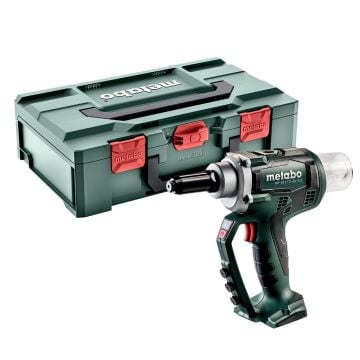 Metabo NP 18 LTX BL 5.0 Brushless Blind Rivet Gun Body Only In MetaBOX Carry Case