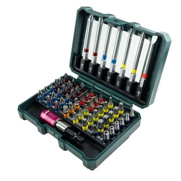 Metabo 626702000 Screwdriver Bit Set x56 Pcs