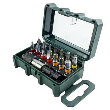 Metabo 626703000 Screwdriver Bit Box Set x15 Pcs