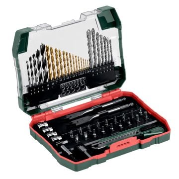 Metabo 626707000 Assorted Drill Driver Accessory/Bit Set x55 Pcs
