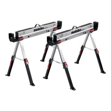 Metabo 626990000 Mobile Sawhorse Work Trestle Set MAB 82 Twin Pack