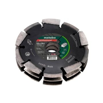 Metabo Dia-CD3 125mm 3R Professional UP Diamond Wall Chaser Blade For MFE 40