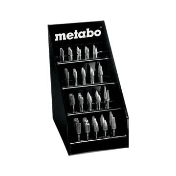 Metabo 628405000 Carbide Burr Router Bit Set x40 Pcs With Plastic Display Case