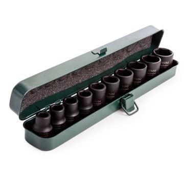Metabo 628831000 Impact-Proof 1/2" Socket Wrench Set x10 Pcs