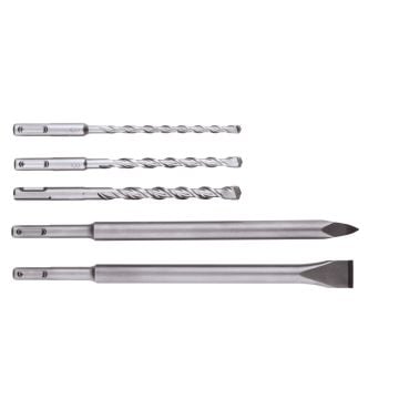 Metabo 630465000 SDS+ Plus Drill Bit & Chisel Set SP x5 Pcs