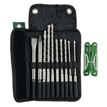 Metabo 631690000 SDS+ Pro 4 Drill & Chisel Set x10 Pcs & Multi Tool
