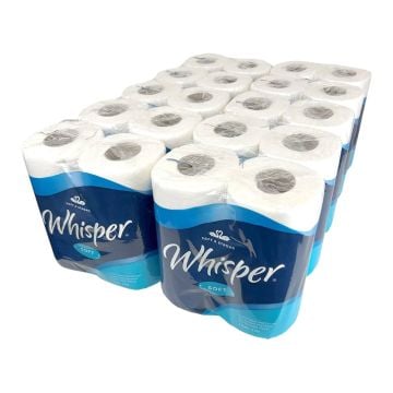 Whisper Super Soft 2 Ply Toilet Tissue x40 Rolls STR007