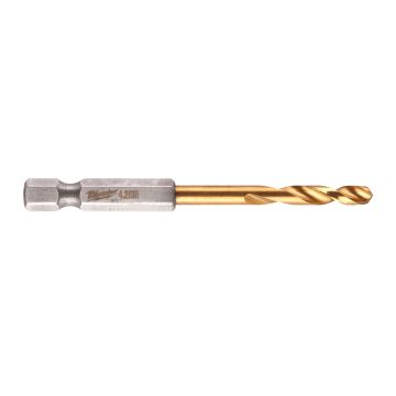 Milwaukee SHOCKWAVE Red Hex HSS-G Titanium Drill Bit 4.2mm x 74mm 48894709