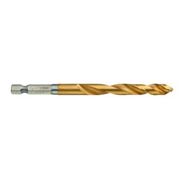 Milwaukee SHOCKWAVE Red Hex HSS-G Titanium Drill Bit 8mm x 111mm 48894719