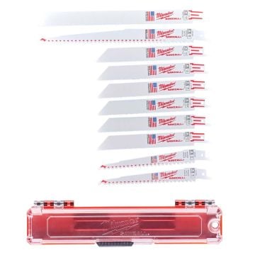 Milwaukee 49222211 Sawzall Reciprocating Mixed Blade Set x10 Pcs