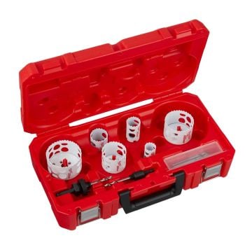 Milwaukee 49224201 Hole Dozer Bi-Metal Hole Saw Kit 25-76mm x10 Pcs