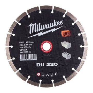 Milwaukee 4932399524 230mm DU Diamond Circular Saw Blade