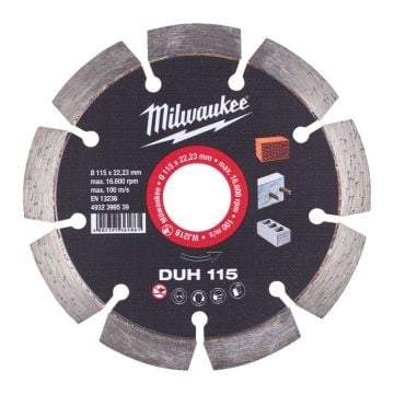 Milwaukee 4932399539 115mm DUH Diamond Blade