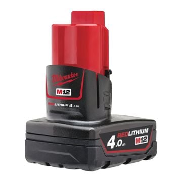Milwaukee M12 B4 12v 4.0Ah Li-Ion Battery