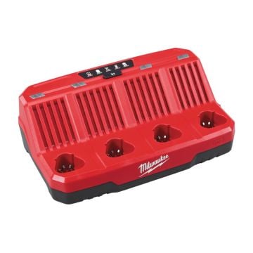 Milwaukee M12 C4 4 Bay Charger 4932430555