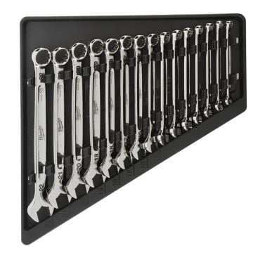 Milwaukee MAX BITE Combination Metric Spanner Set x15 Pcs 4932464258